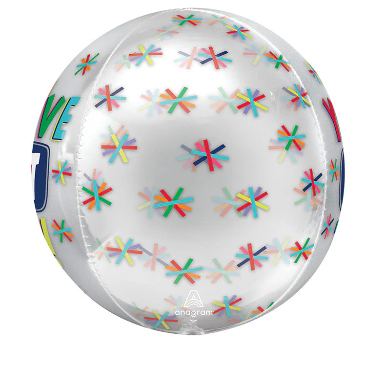16" Orbz Clear You've Got This! Foil Balloon - Image 2