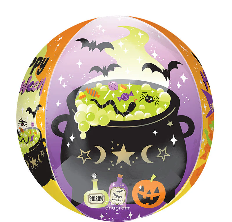16" Orbz Halloween Witch’s Brew Foil Balloon - Image 2