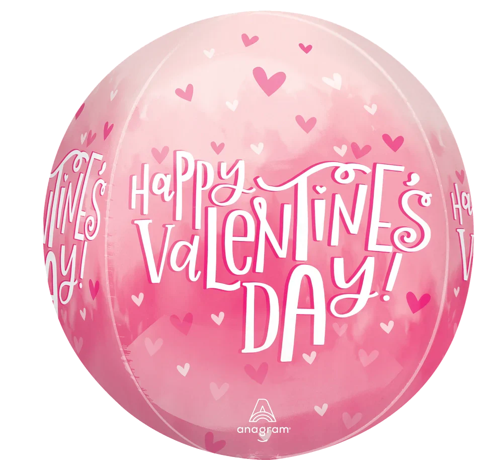16" Orbz Jumbo Valentine Pearl Shine Foil Balloon