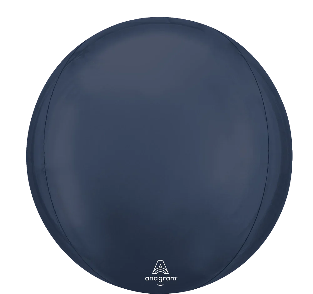 16" Orbz Satin True Navy Foil Balloon