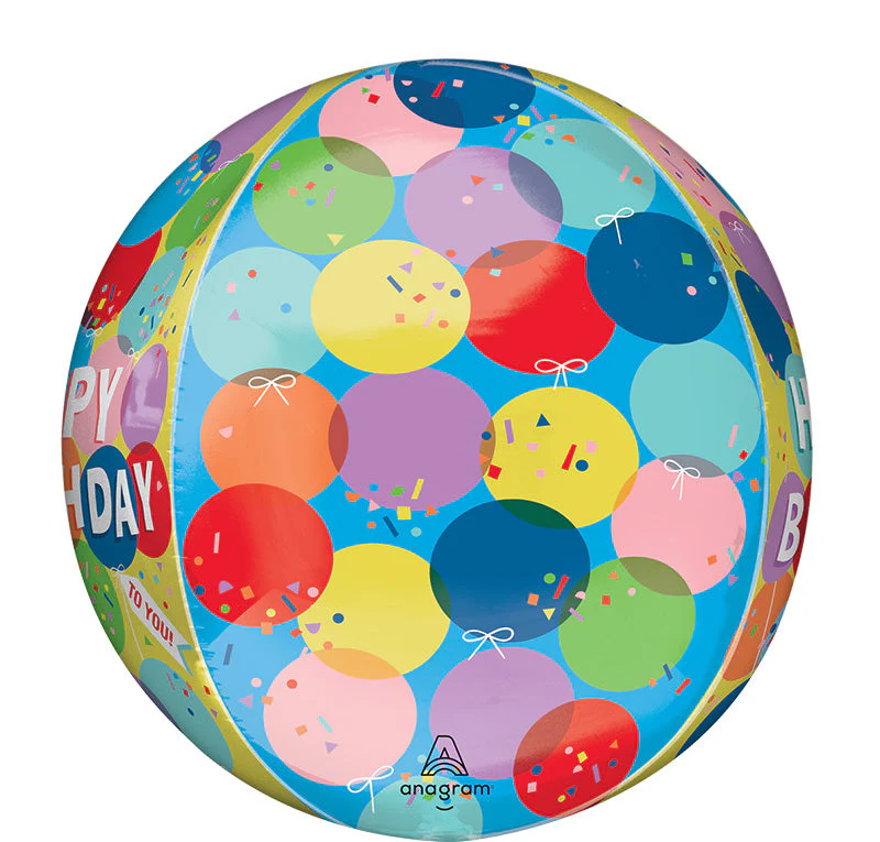 16" Orbz Sunny Balloons Birthday Foil Balloon - Image 2