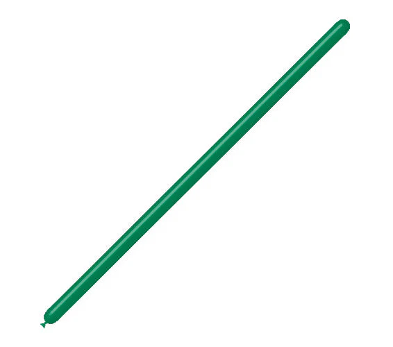 160BN Balloonia Brand Professional Line Twisting/Modelling Latex Balloons Standard Forest Green (100 Per Bag)