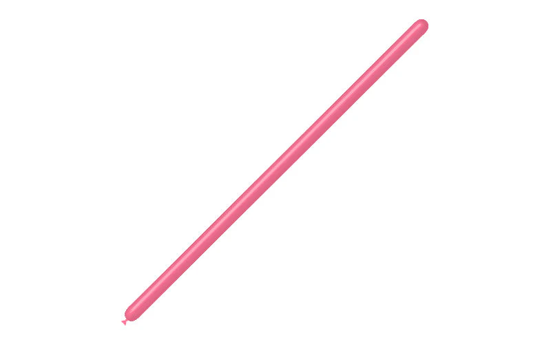 160BN Balloonia Brand Professional Line Twisting/Modelling Latex Balloons Standard Pink (100 Per Bag) - Image 3