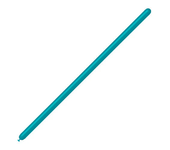 160BN Balloonia Brand Professional Line Twisting/Modelling Latex Balloons Standard Turquoise (100 Per Bag)