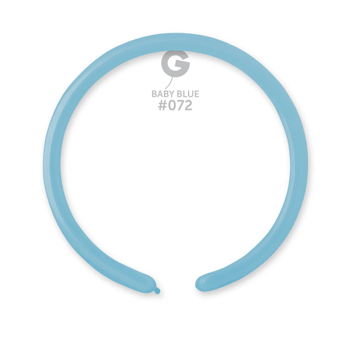 160G Gemar Latex Balloons (Bag of 50) Modelling/Twisting Baby Blue