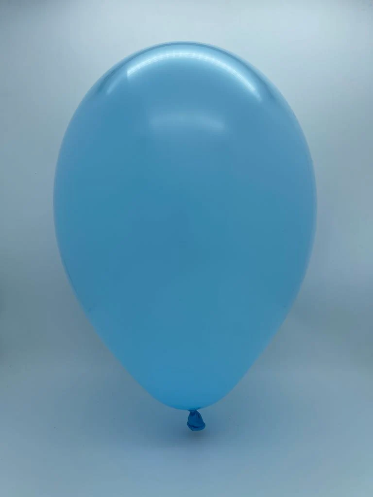 160G Gemar Latex Balloons (Bag of 50) Modelling/Twisting Baby Blue - Image 2