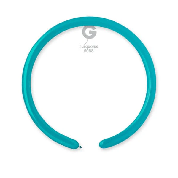 160G Gemar Latex Balloons (Bag of 50) Modelling/Twisting Deep Turquoise