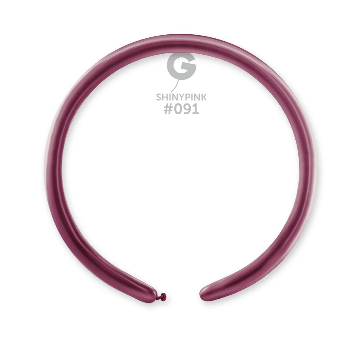 160G Gemar Latex Balloons (Bag of 50) Shiny Pink Twisting/Modelling