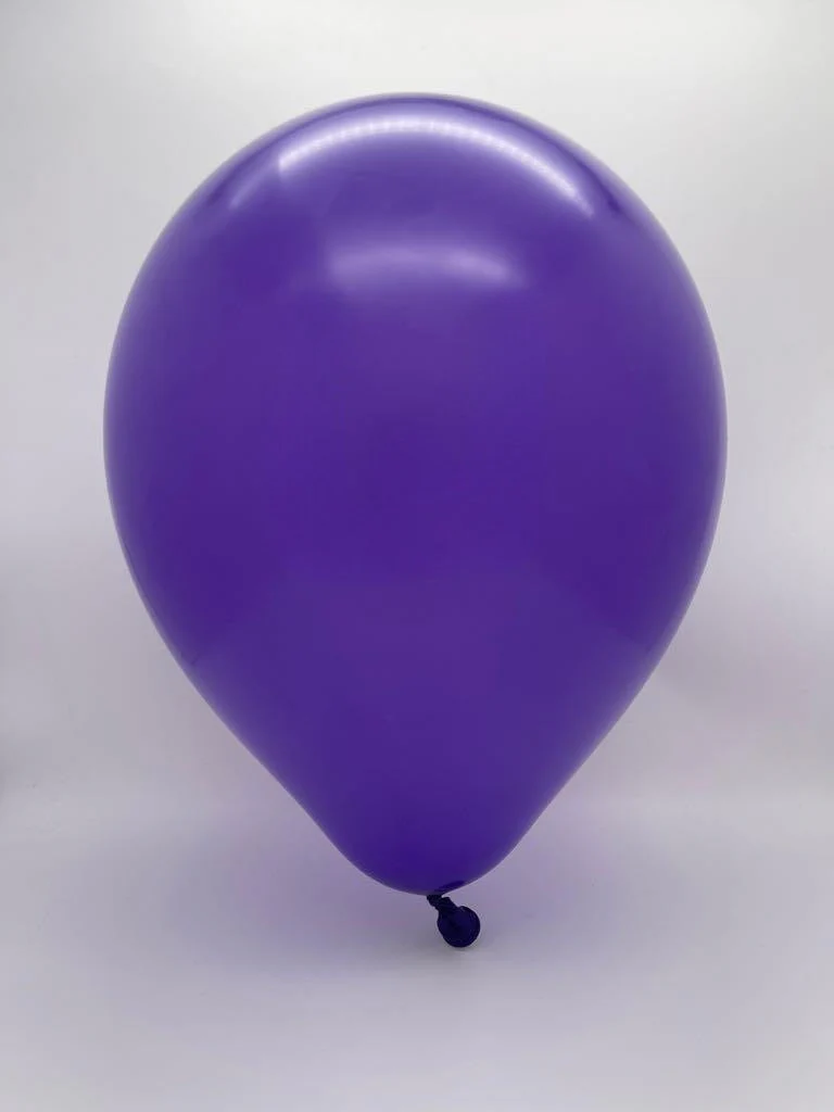 160K Nozzle Up Kalisan Twisting Latex Balloons Standard Violet (50 Per Bag) - Image 2