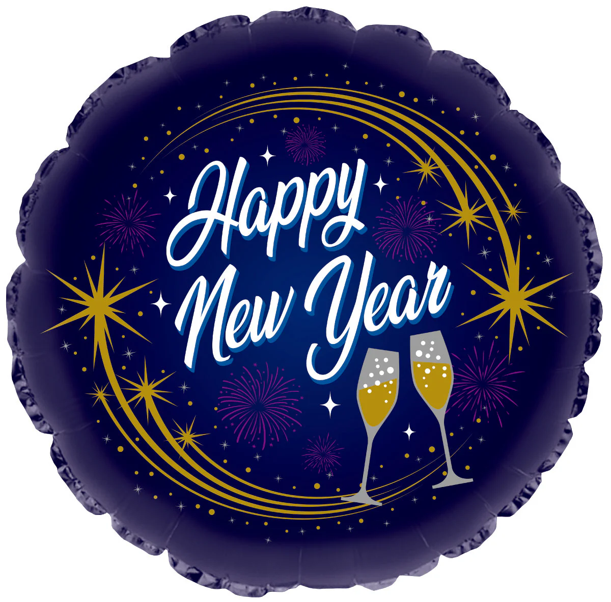 17" Happy New Years Twilight Foil Balloon