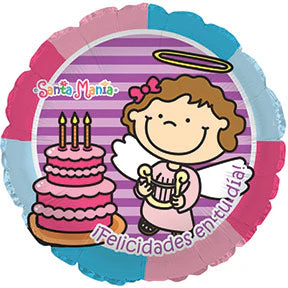 17" !Felicidades en tu Dia! Balloon (Spanish)