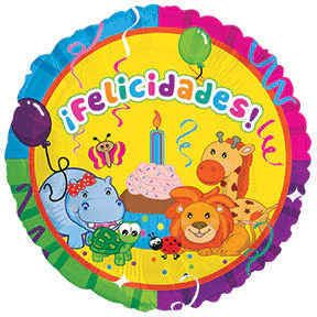 17" !Felicidades Selva! Jungle Balloon (Spanish)