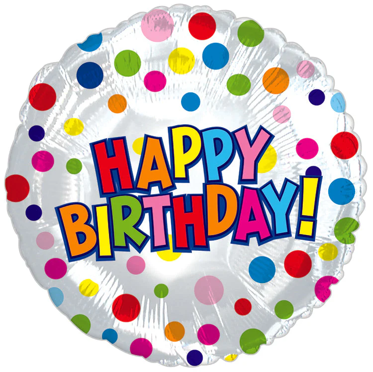 17" Happy Birthday Treat Balloon - Image 2