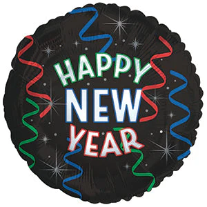 17" Happy New Year Balloon