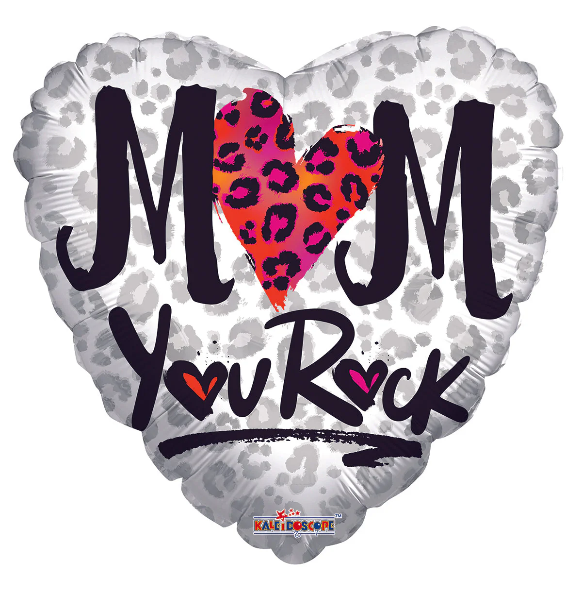 17" Mom You Rock Foil Balloon