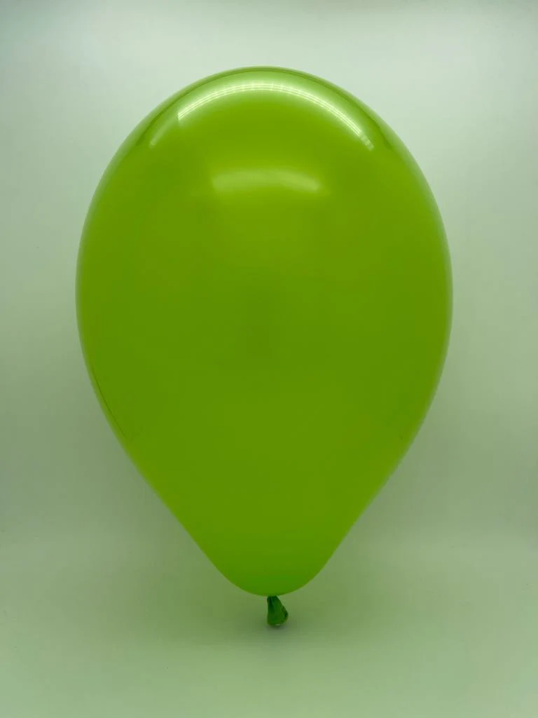 17" Lime Green Tuftex Latex Balloons Designer Balloons (50 Per Bag) - Image 2