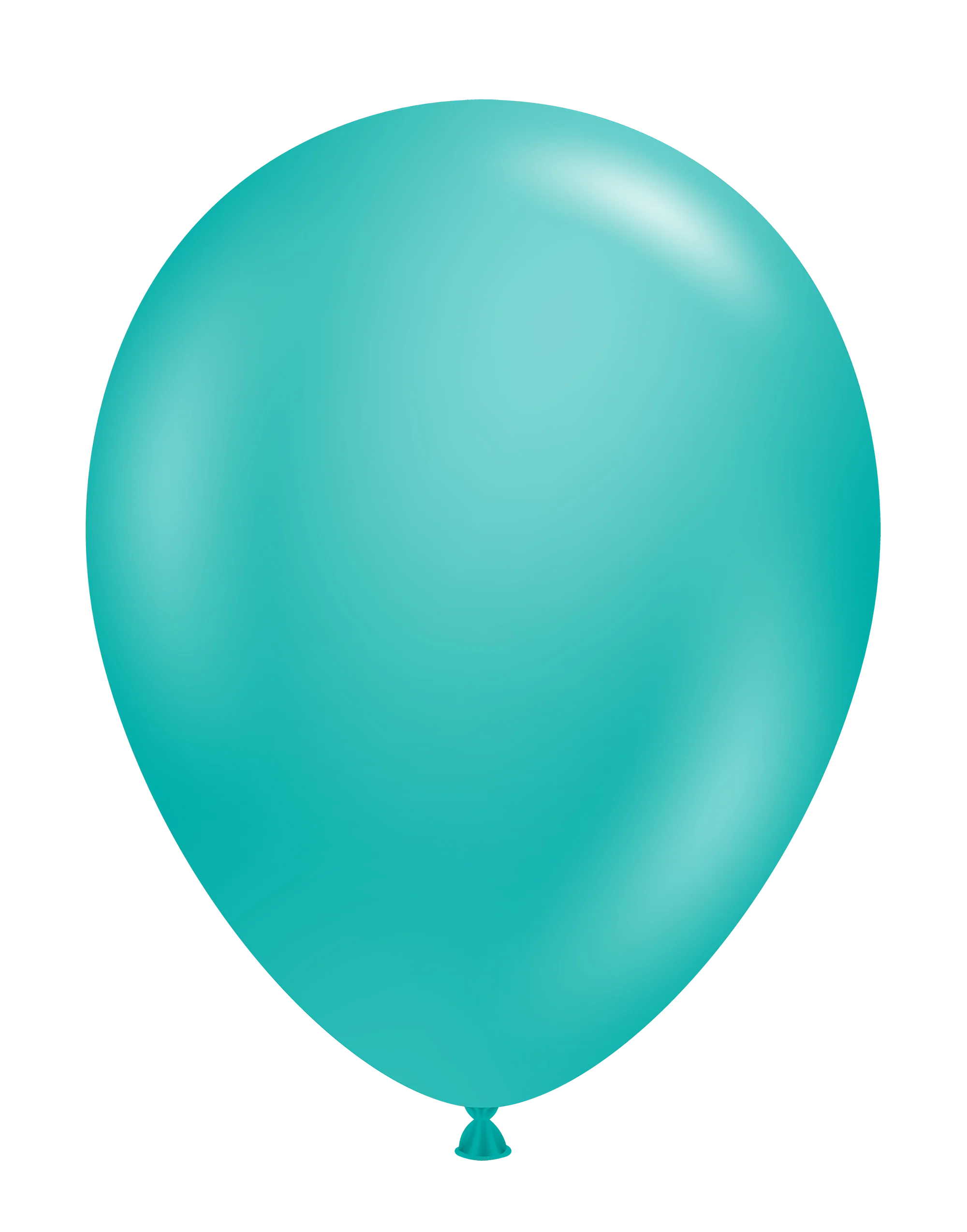 17" Teal Tuftex Latex Balloons Designer Balloons (50 Per Bag)