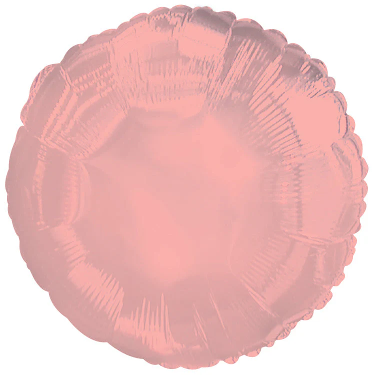 17" Rose Gold Round Balloon