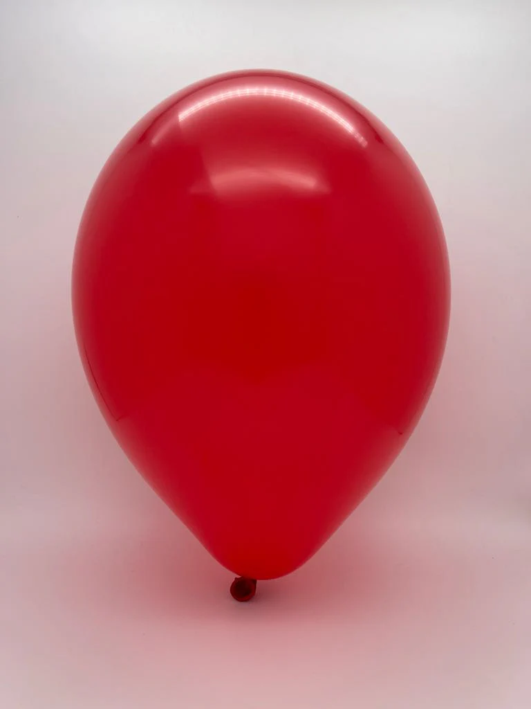 17" Standard Red Tuftex Latex Balloons (25 Per Bag) - Image 2