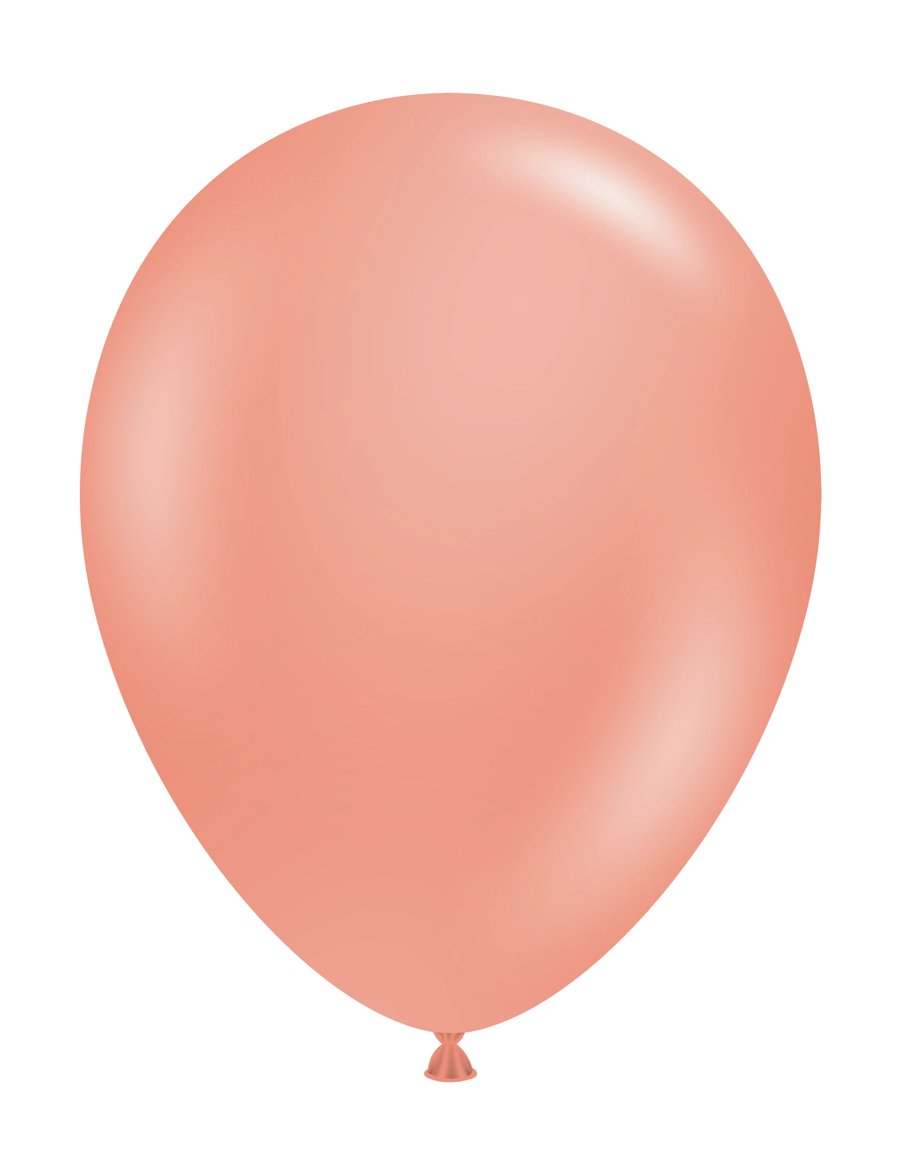 17 Inch Tuftex Pearl/Metallic Latex Balloons (50 Per Bag) Rose Gold