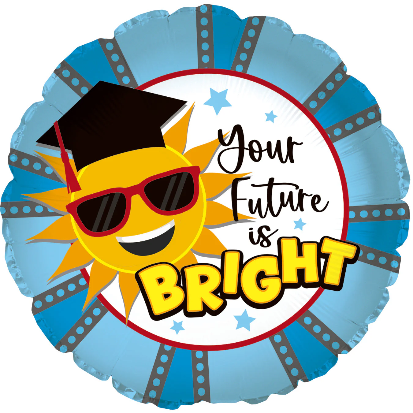 17" Bright Future Foil Balloon