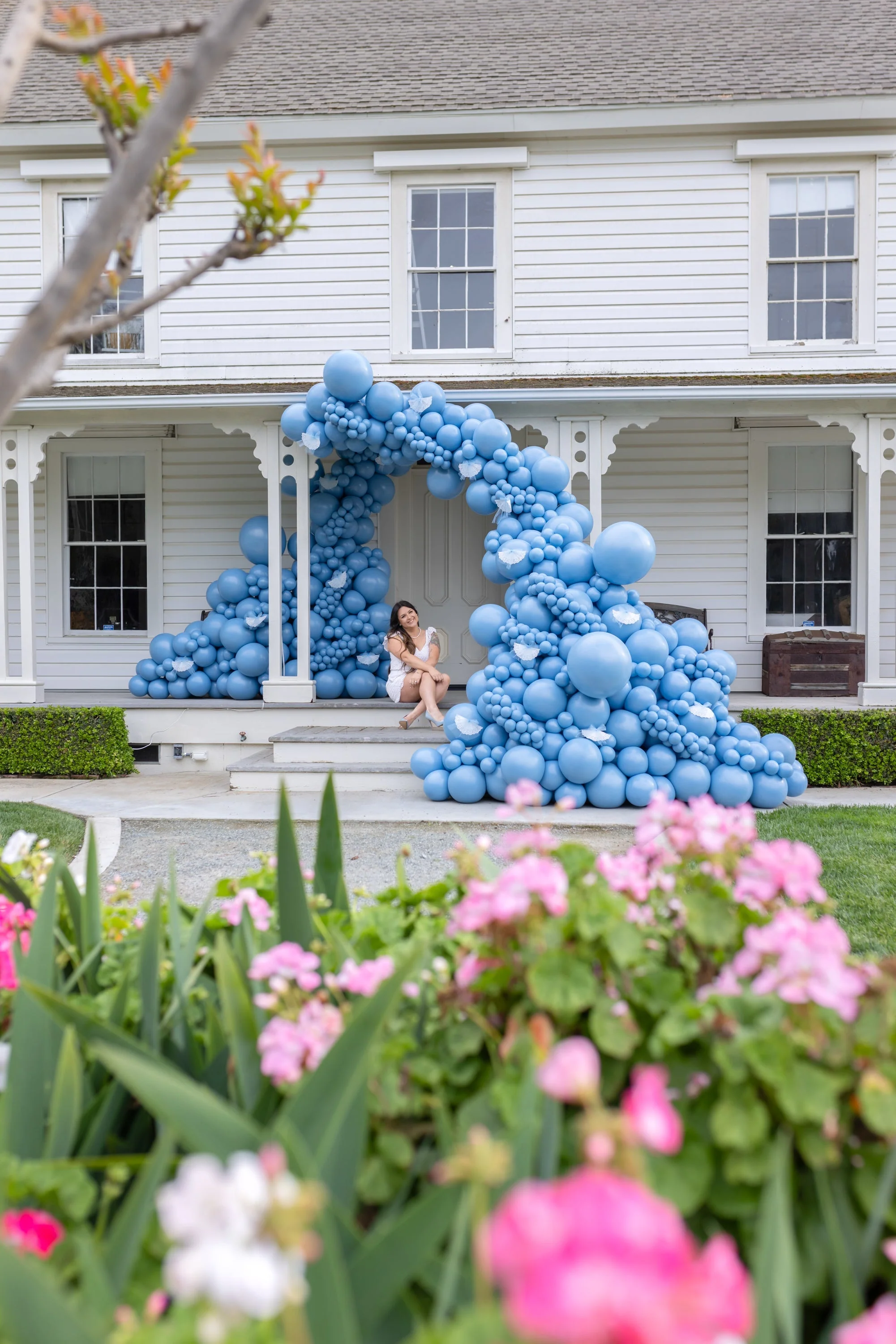17" Georgia Pearl True Blue Tuftex Latex Balloons Designer Balloons (25 Per Bag) - Image 6