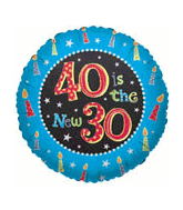 18" 40 is the New 30 Balloon