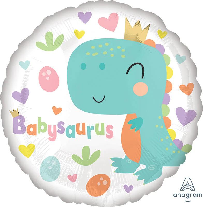 18" Babysaurus Foil Balloon