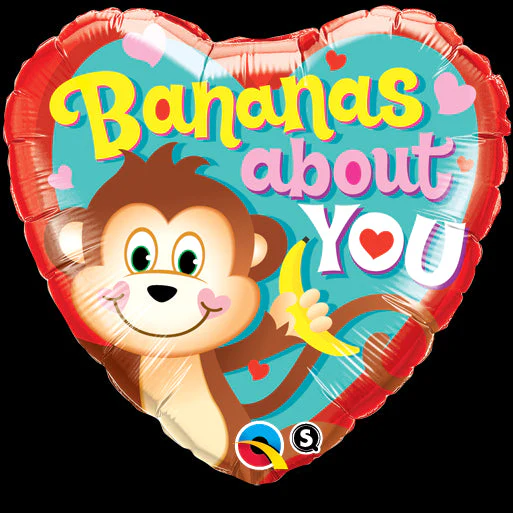 18" Bananas About You Balloon