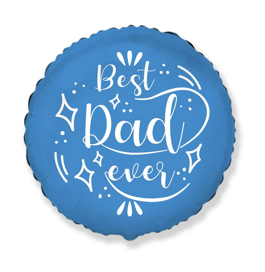 18" Best Dad Foil Balloon