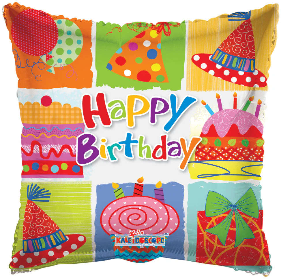 18" Birthday Festive Elements Balloon