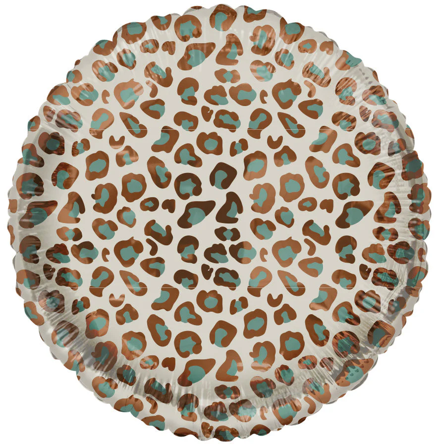 18" Catty Wild Leopard Foil Balloon Brand Tuftex
