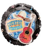 18" Country Western Prismatic Balloon - Image 2