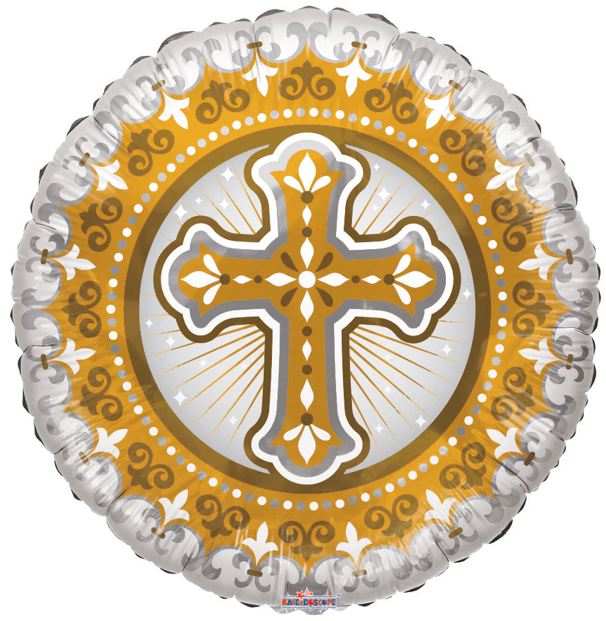 18" Cross Foil Balloon