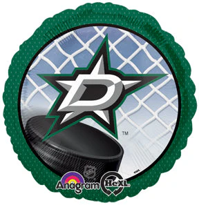 18" Dallas Stars NHL Hockey Mylar Balloon