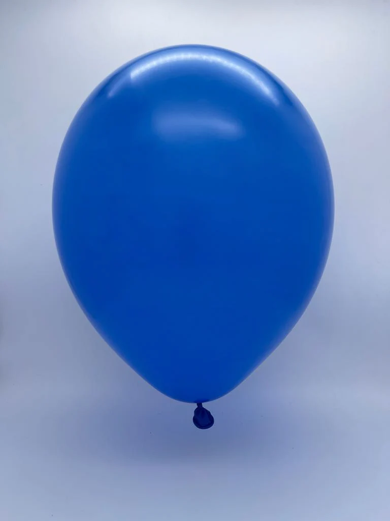 18" Deco Royal Blue Decomex Linking Balloons (25 Per Bag) - Image 2