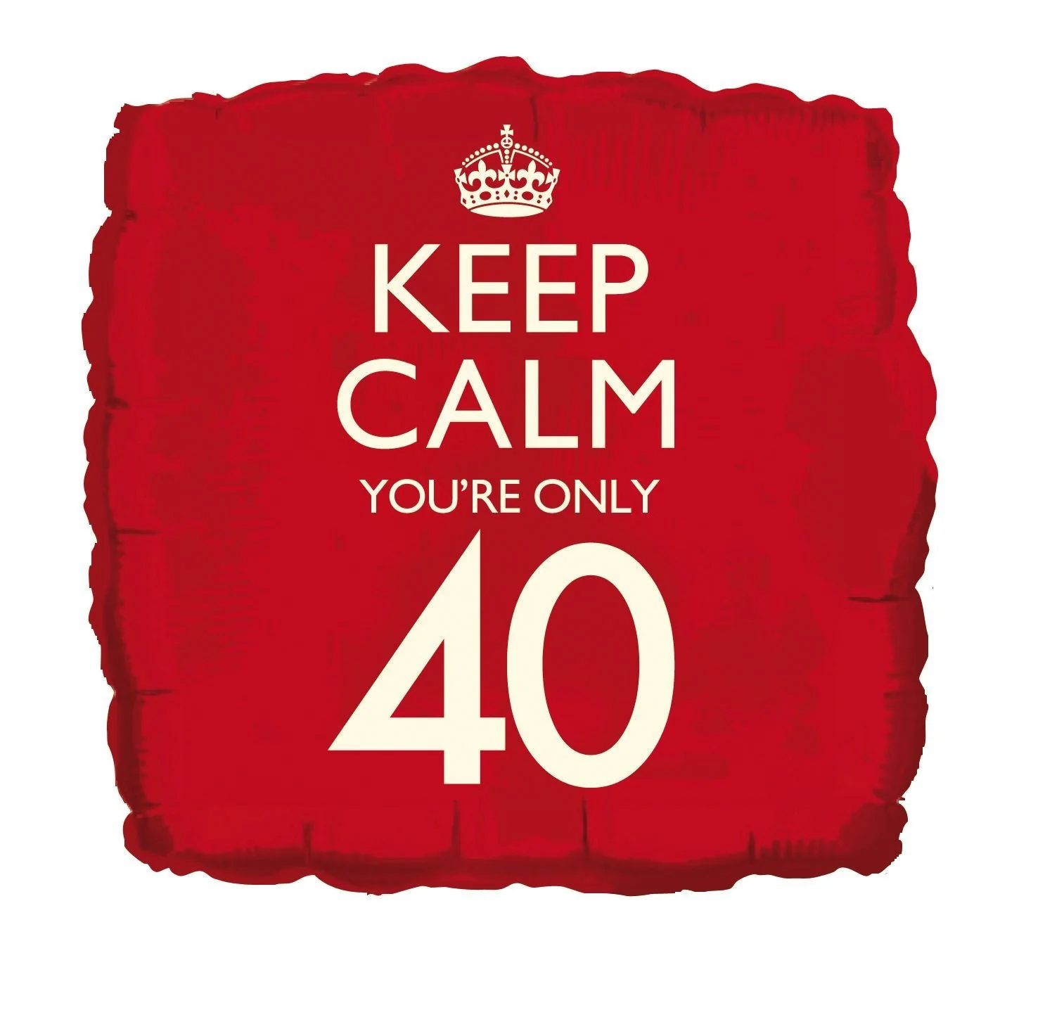 18" Keep Calm "40" Foil Balloon
