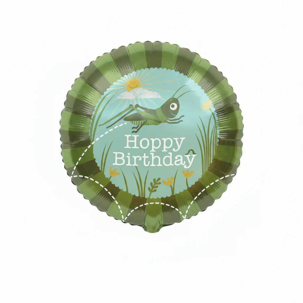 18" Foil Balloon Hoppy Birthday