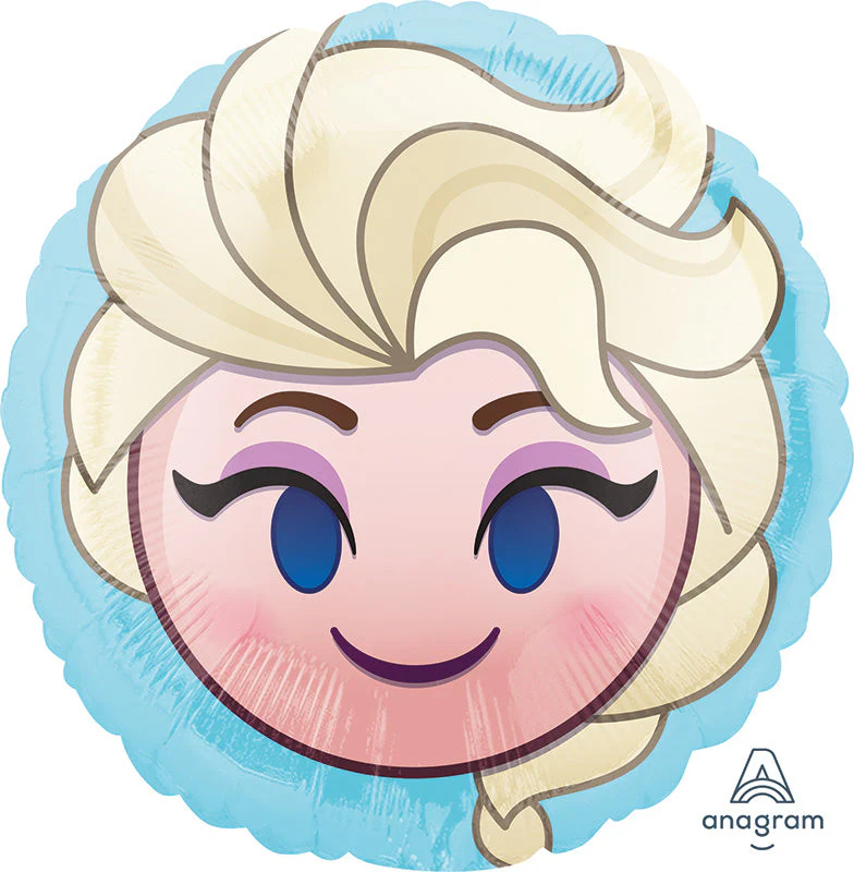 18" Frozen Elsa Emoji Balloon