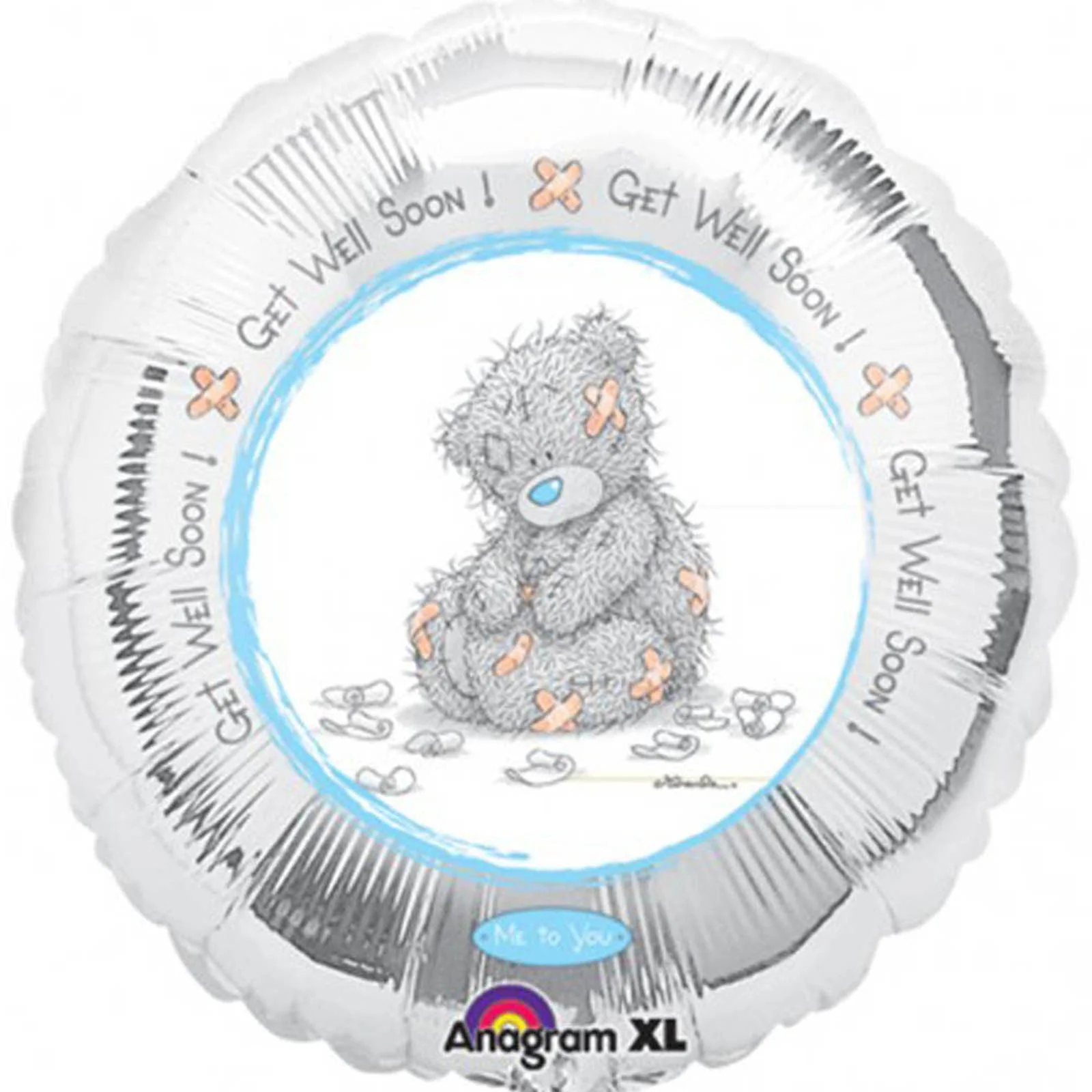 18" Get Well Soon Me To You Foil Balloon