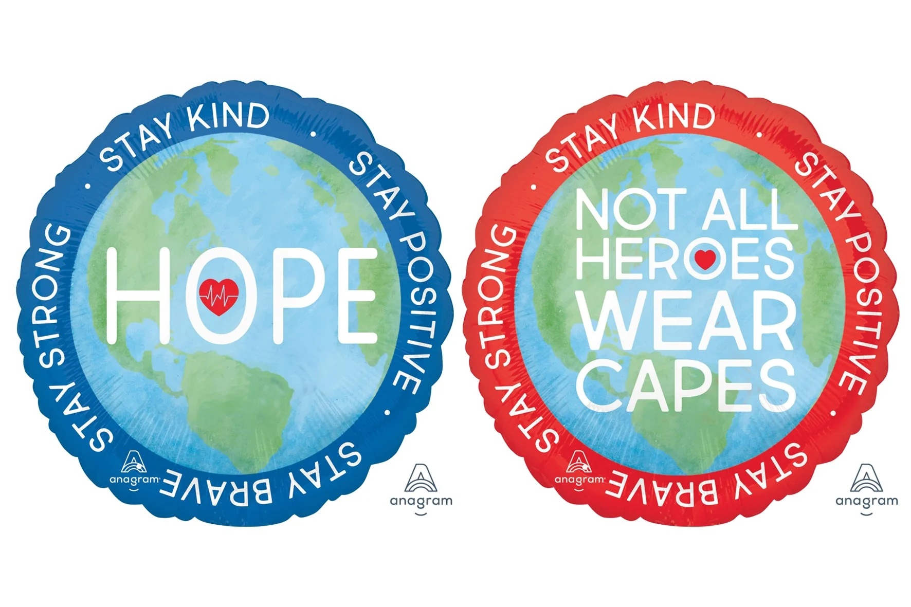 18" Hope Not All Heroes Wear Capes Foil Balloon