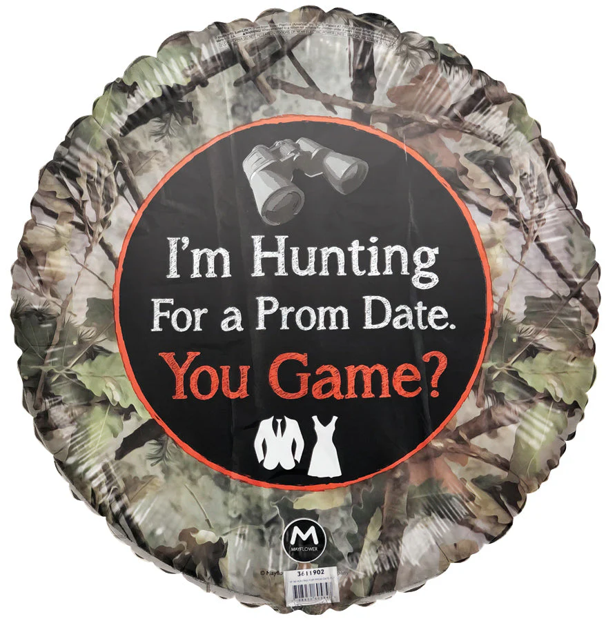 18" I'm Hunting for a Prom Date Foil Balloon