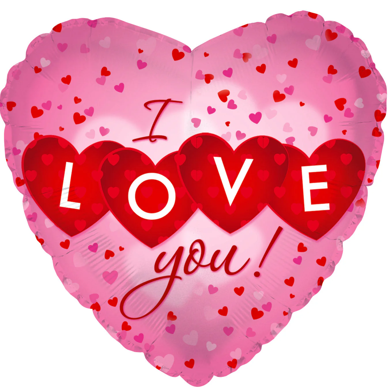 18" I Love You Heart Love Balloon