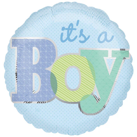 18" It's A Boy Type Balloon
