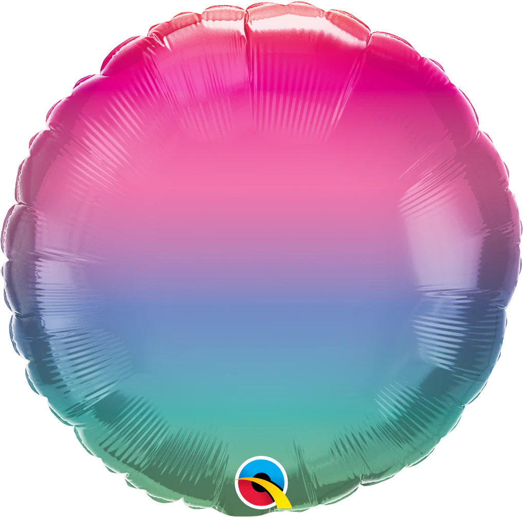 18" Jewel Ombre Foil Balloon