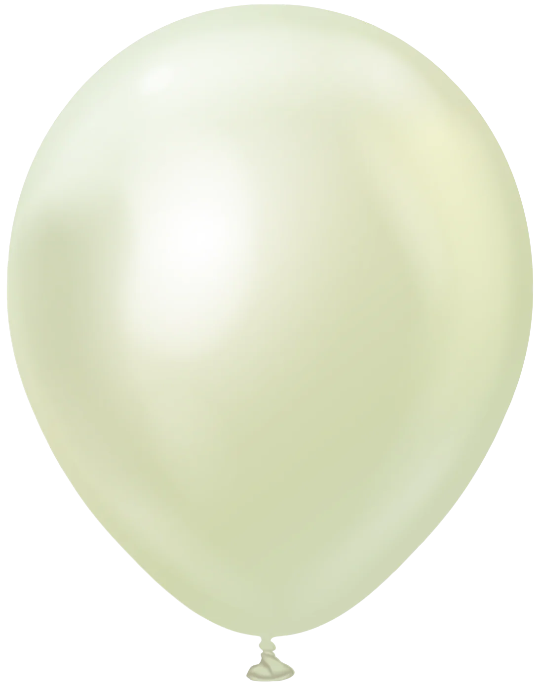 18" Kalisan Latex Balloons Mirror Green Gold (25 Per Bag)