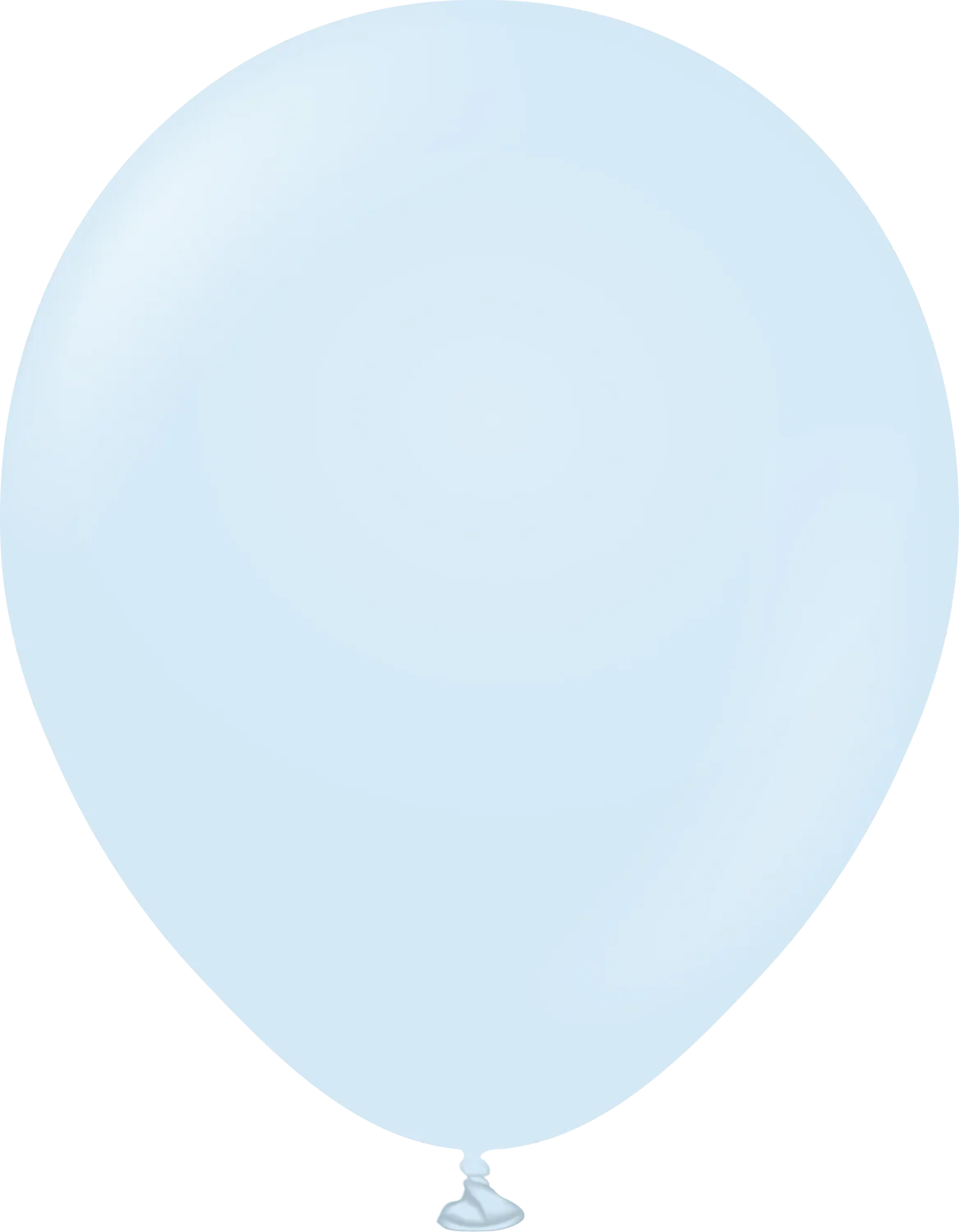 18" Kalisan Latex Balloons Pastel Matte Macaron Baby Blue (25 Per Bag)