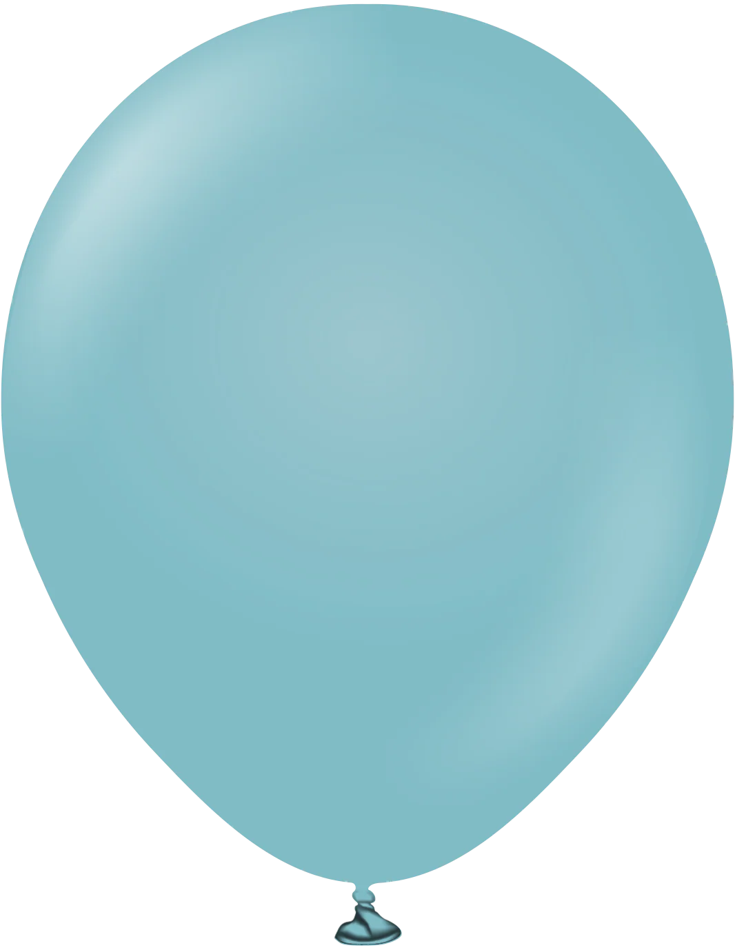 18" Kalisan Latex Balloons Retro Blue Glass (25 Per Bag)