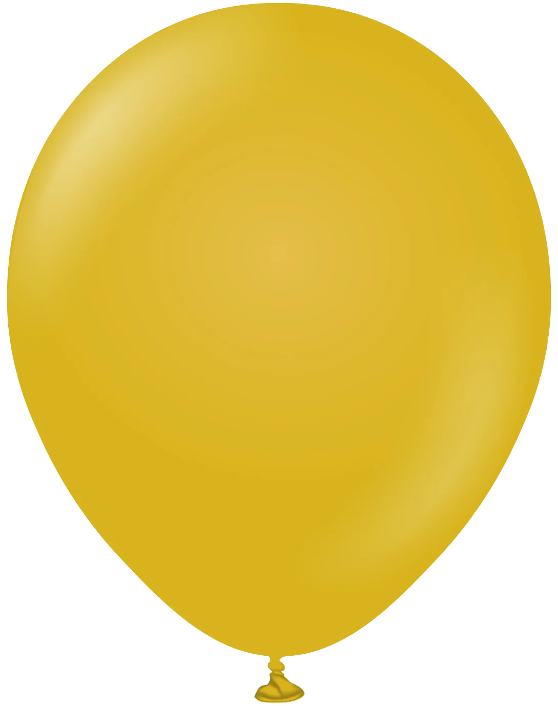 18" Kalisan Latex Balloons Retro Mustard (25 Per Bag)