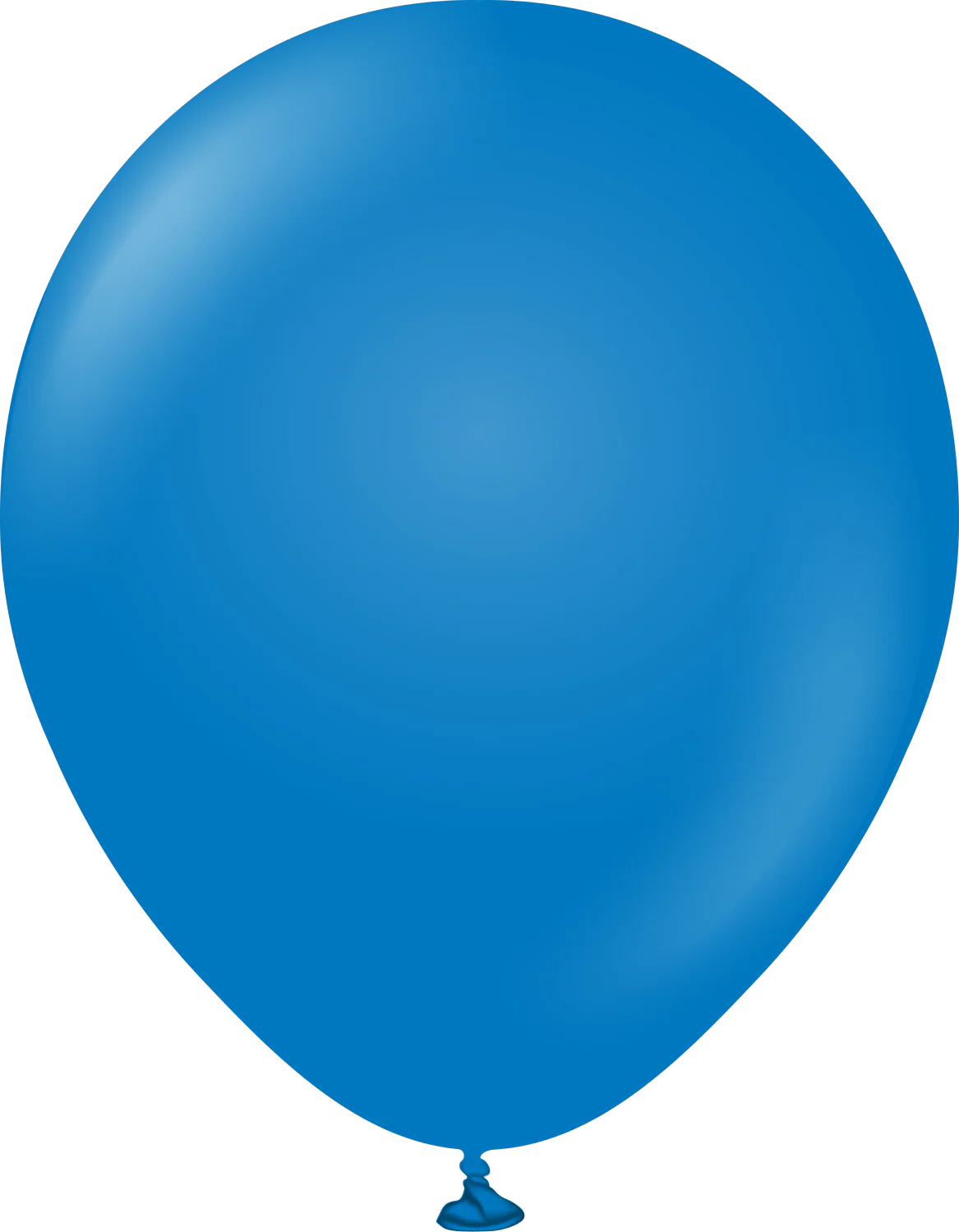 18" Kalisan Latex Balloons Standard Blue (25 Per Bag)